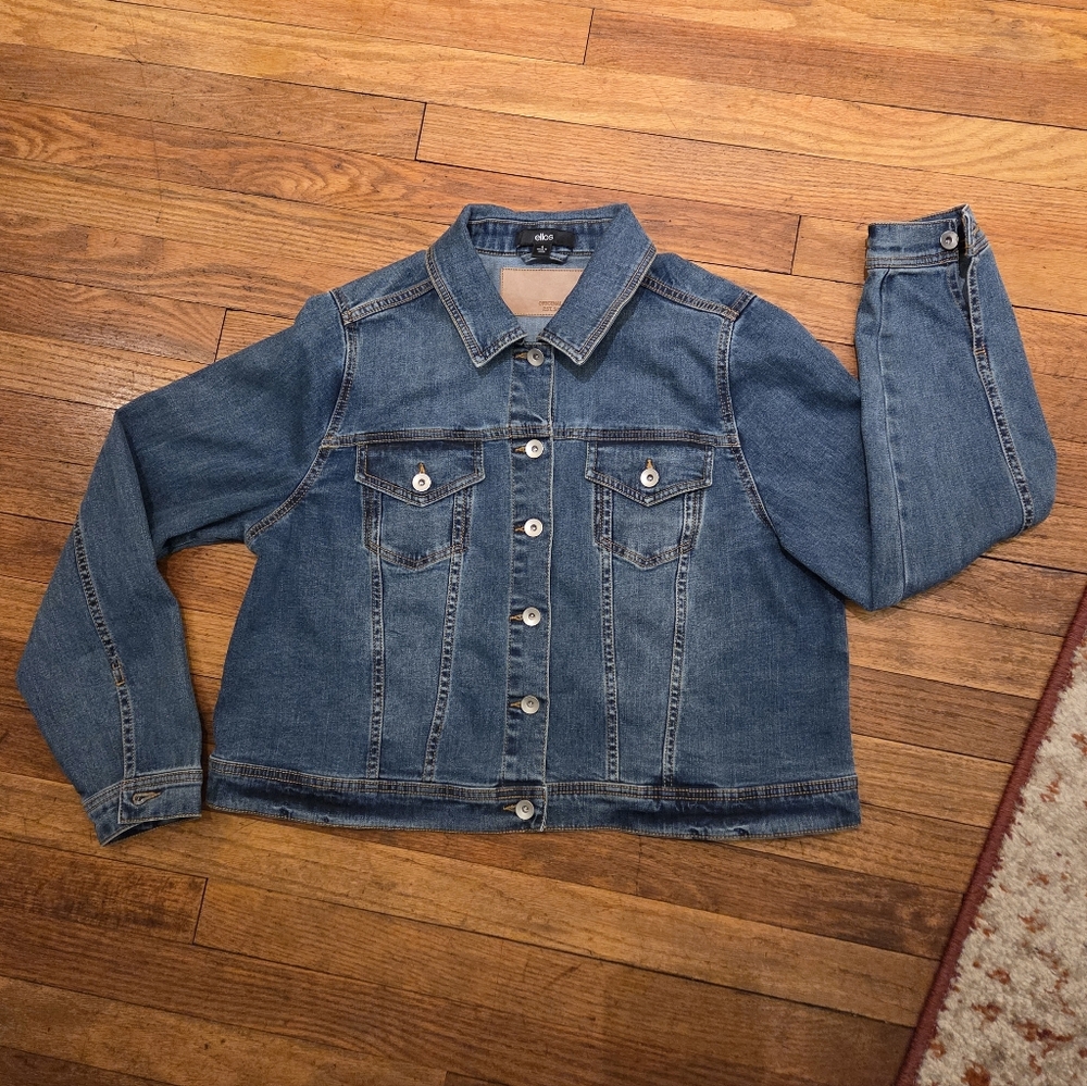 ELLOS Classic Denim Jacket - Picture 2 of 14